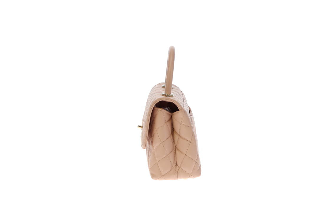 Chanel Pale Pink Caviar Small Coco Handle (NFID)