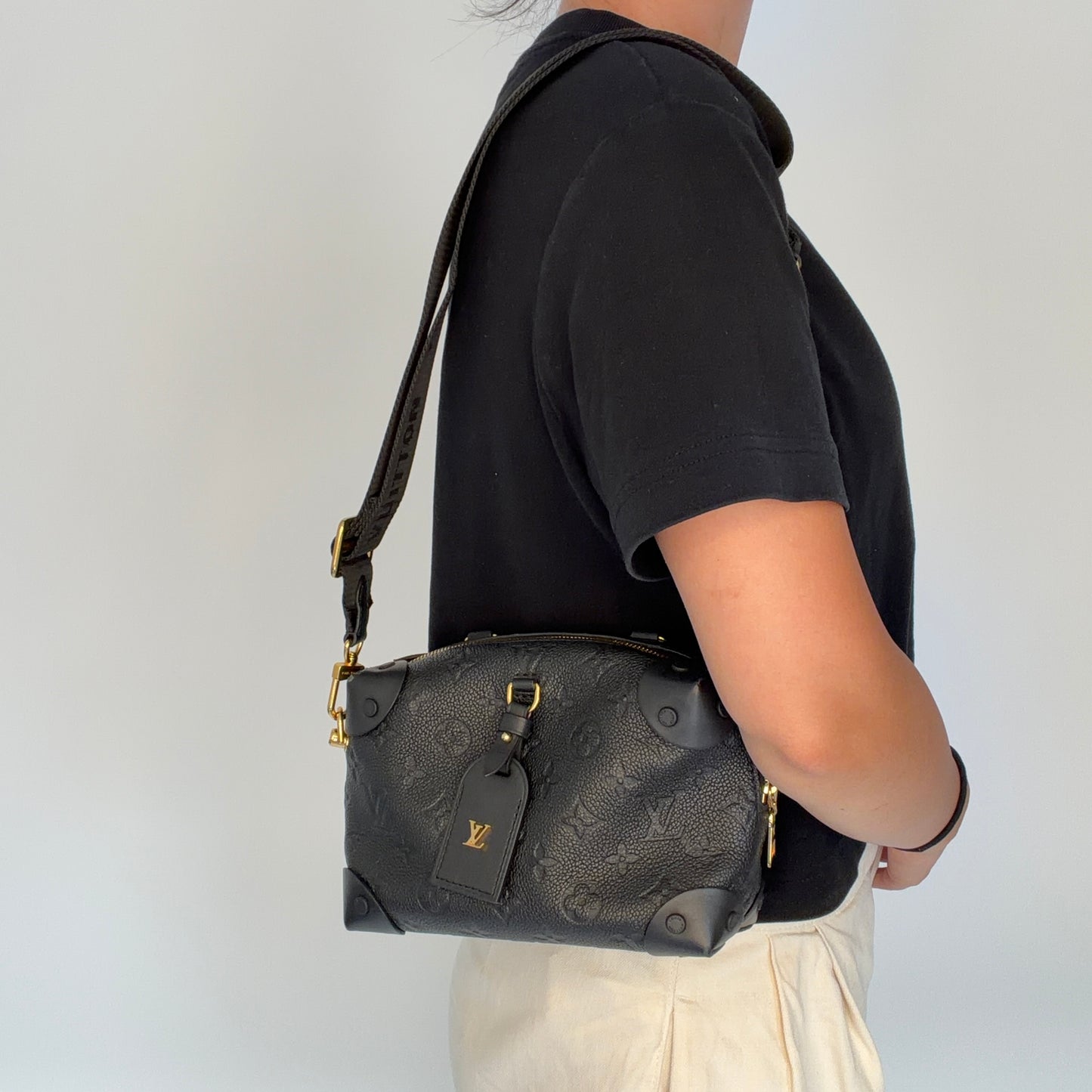 Louis Vuitton Petite Malle Souple Black Empreinte (NFID)