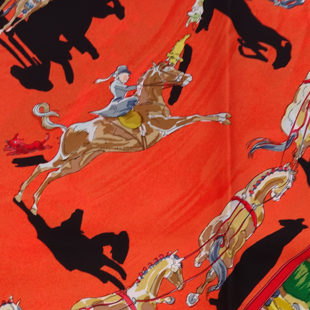 Hermes Cirque Molier Silk Scarf 90cm