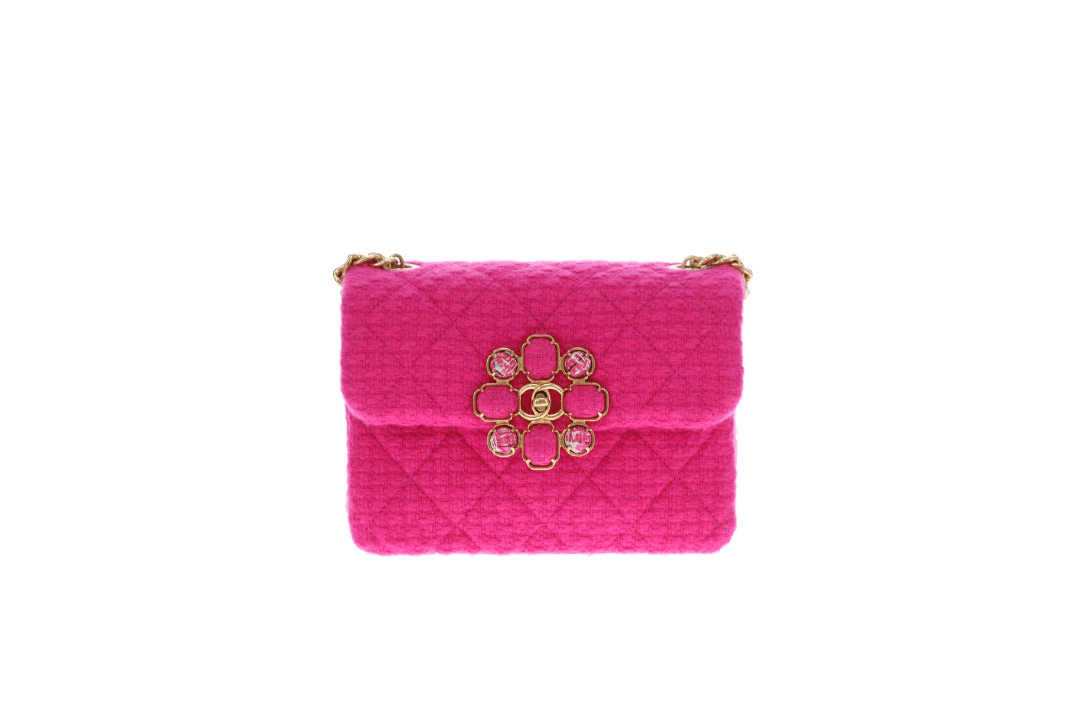 Chanel Fall 2022 Tweed Cashmere Mini Flap