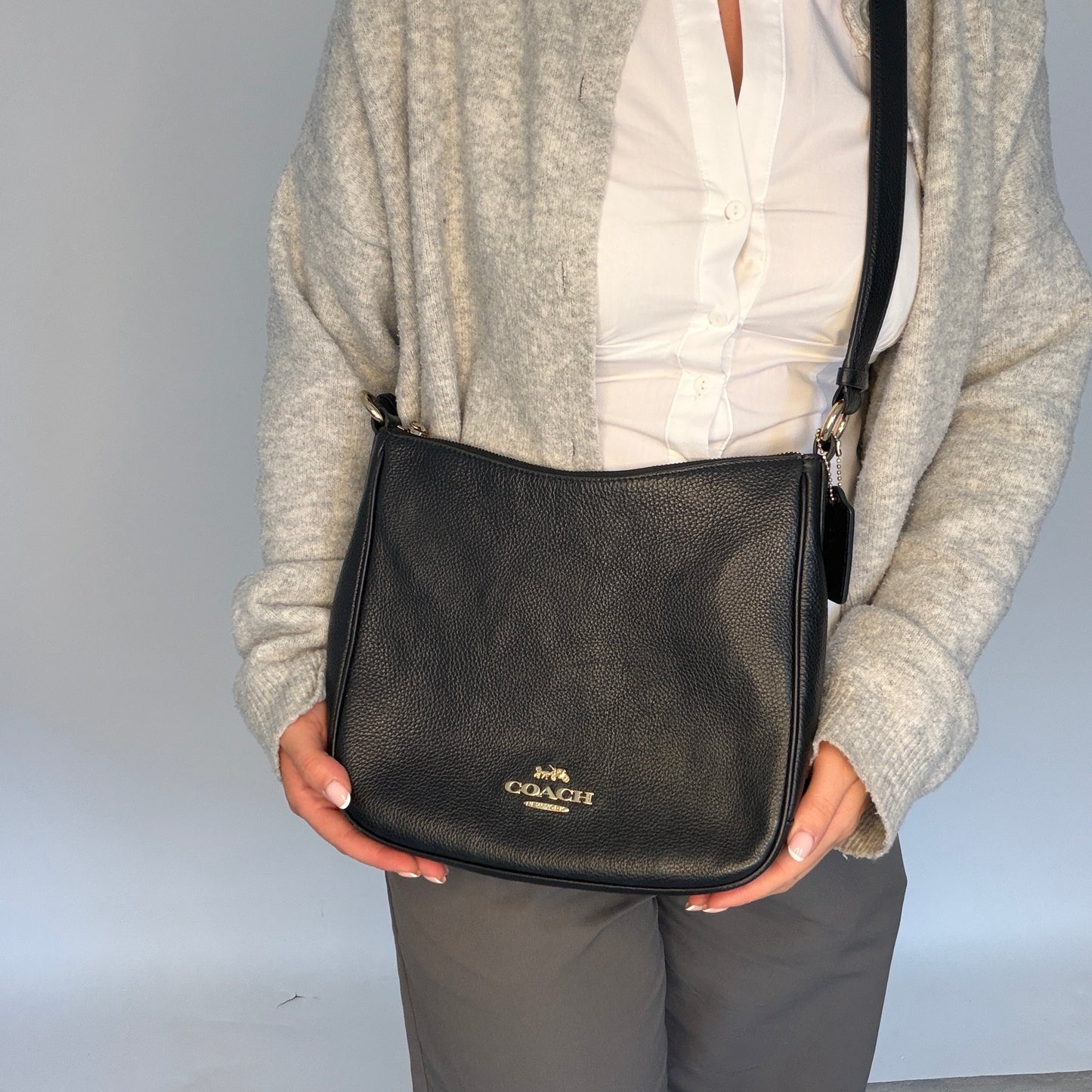 Coach Ellie Crossbody Bag In Black