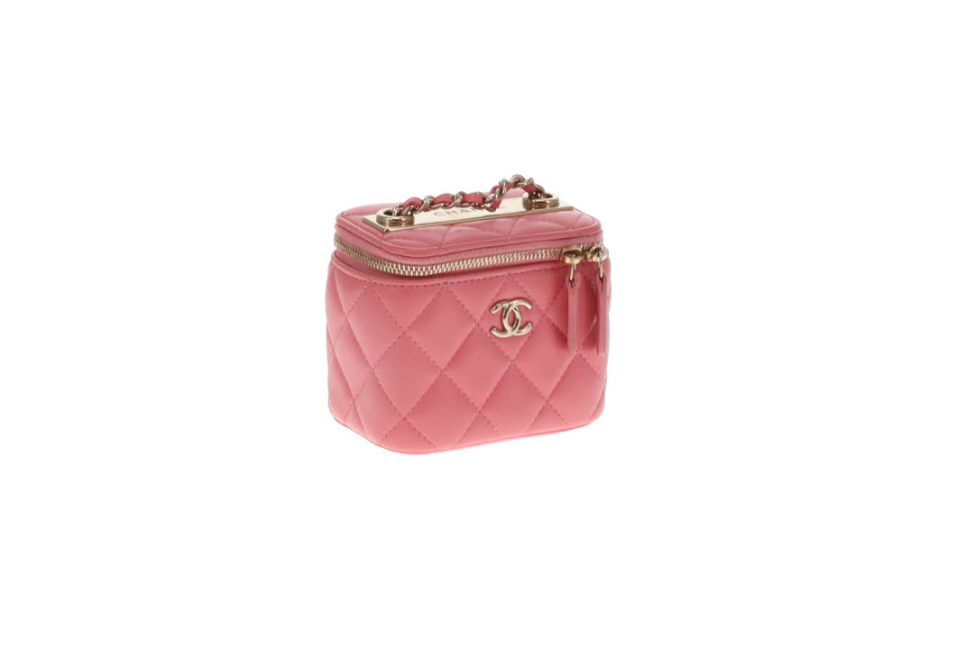Chanel Trendy Vanity Mini Pink Lambskin GHW 2020