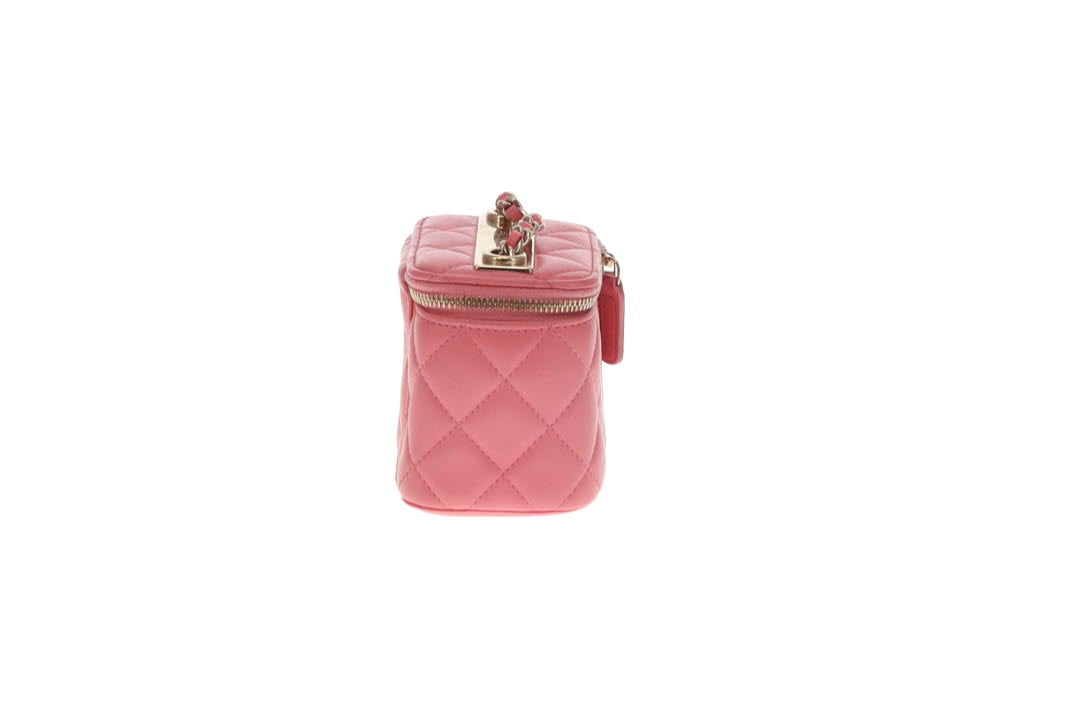 Chanel Trendy Vanity Mini Pink Lambskin GHW 2020