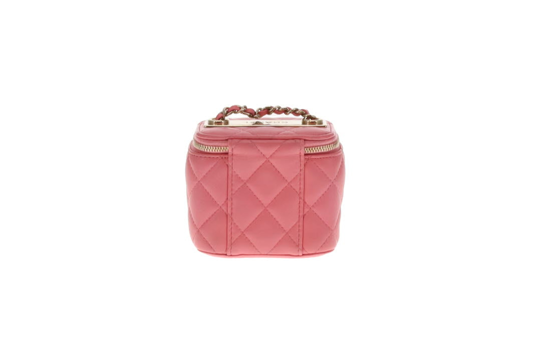 Chanel Trendy Vanity Mini Pink Lambskin GHW 2020