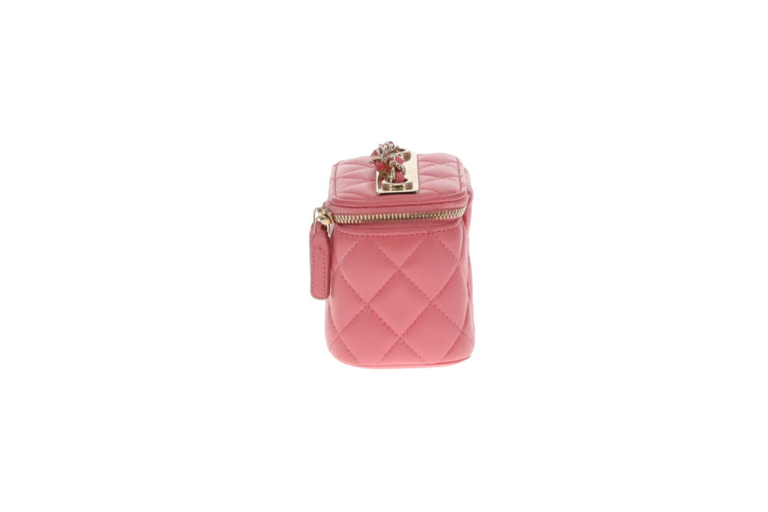 Chanel Trendy Vanity Mini Pink Lambskin GHW 2020