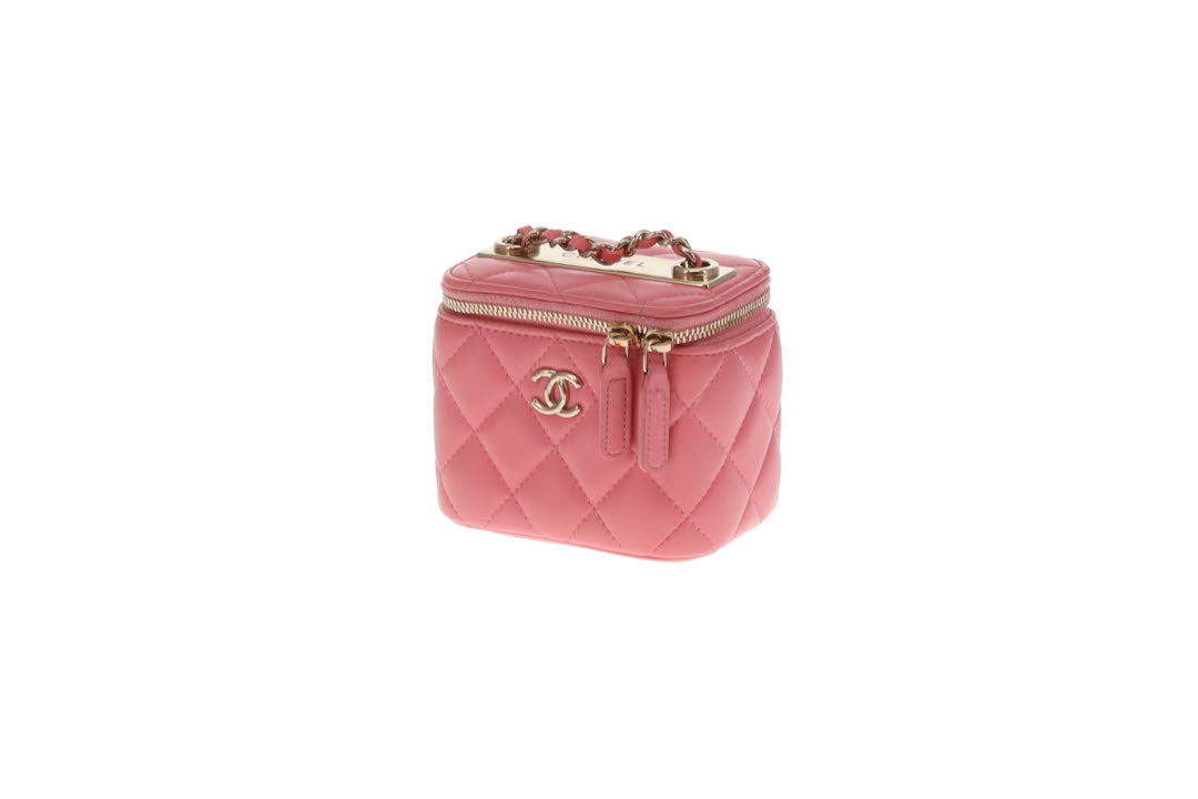 Chanel Trendy Vanity Mini Pink Lambskin GHW 2020
