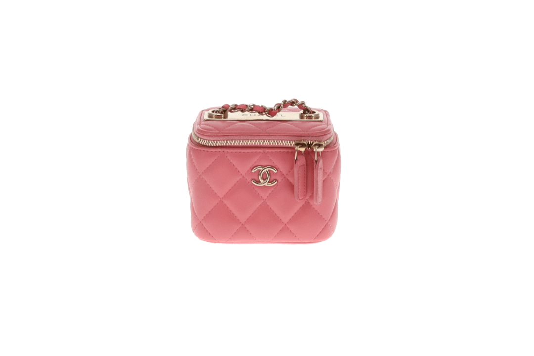 Chanel Trendy Vanity Mini Pink Lambskin GHW 2020