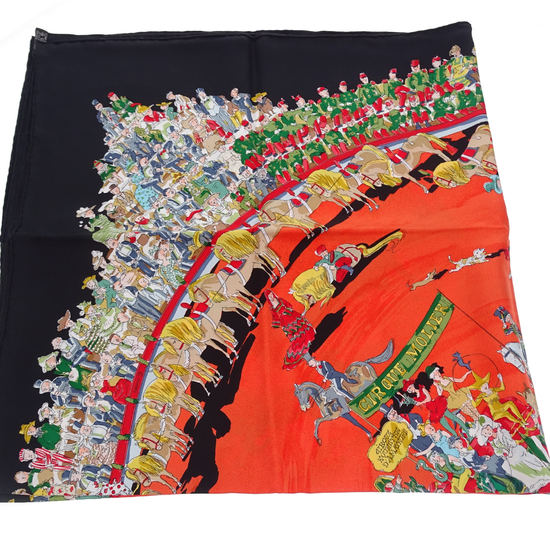 Hermes Cirque Molier Silk Scarf 90cm