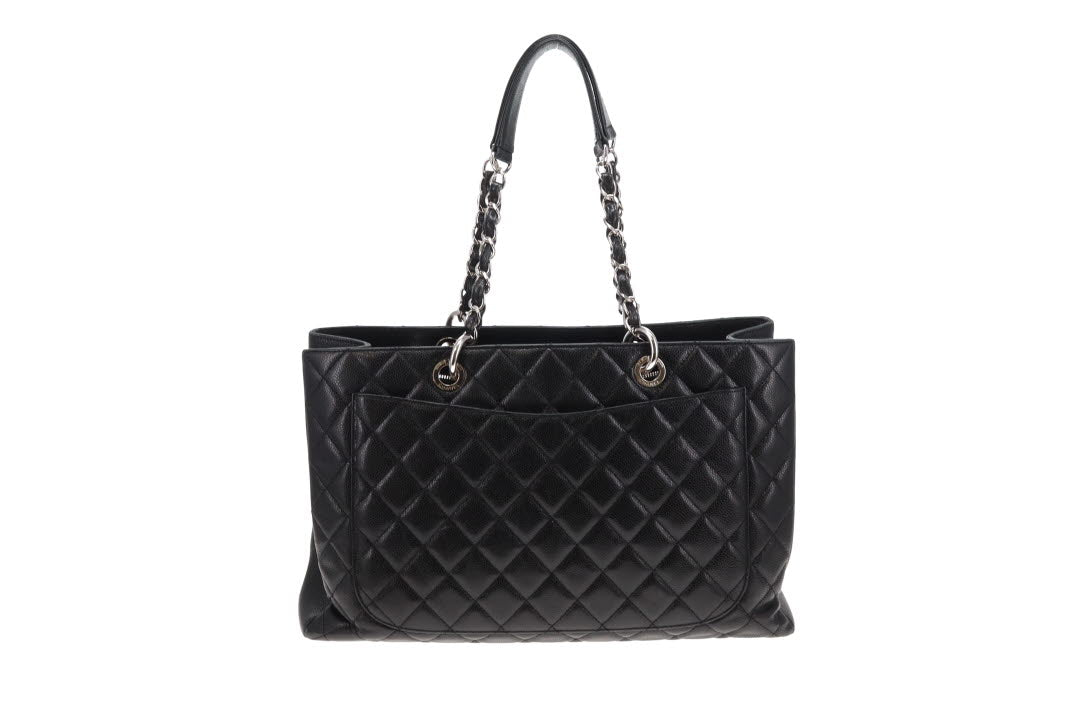Chanel GST XL Black Caviar Leather 2013