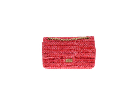 Chanel Pink Tweed 2.55 Reissue 225 Size 2019/20