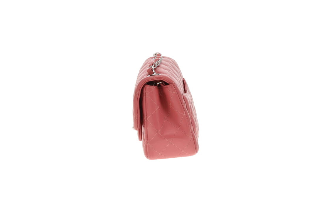 Chanel Mini Square Flap Pink Lambskin SHW 2019