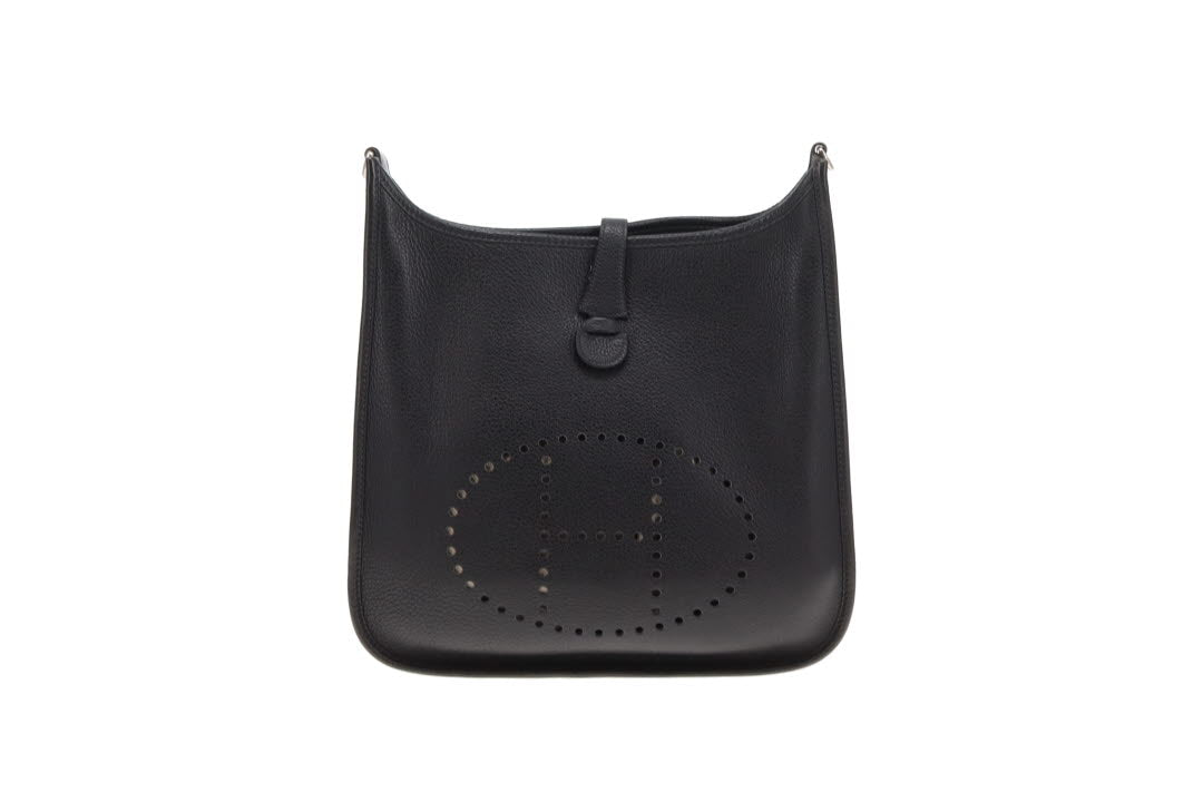 Hermes Evelyne III PM Black Togo Leather 2008