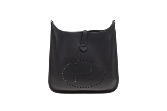 Hermes Evelyne III PM Black Togo Leather 2008