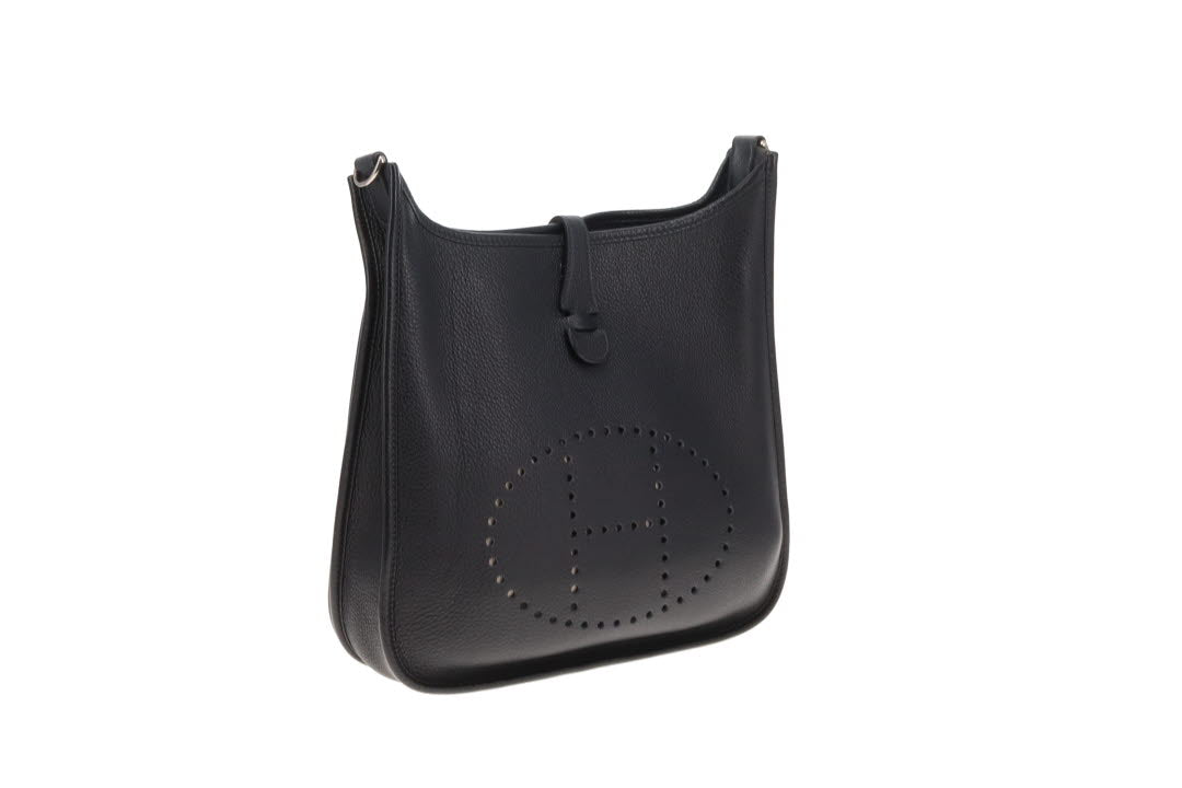 Hermes Evelyne III PM Black Togo Leather 2008