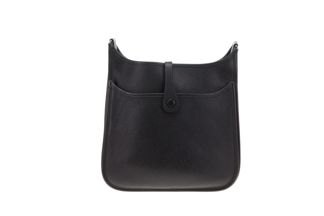 Hermes Evelyne III PM Black Togo Leather 2008