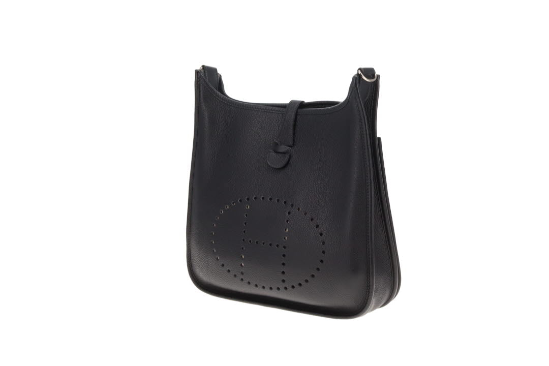 Hermes Evelyne III PM Black Togo Leather 2008