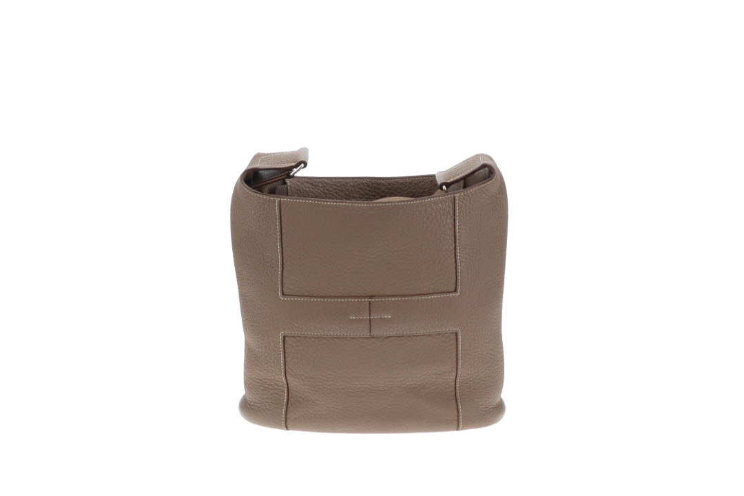 Hermes Good News PM Etoupe Clemence Crossbody Bag 2008