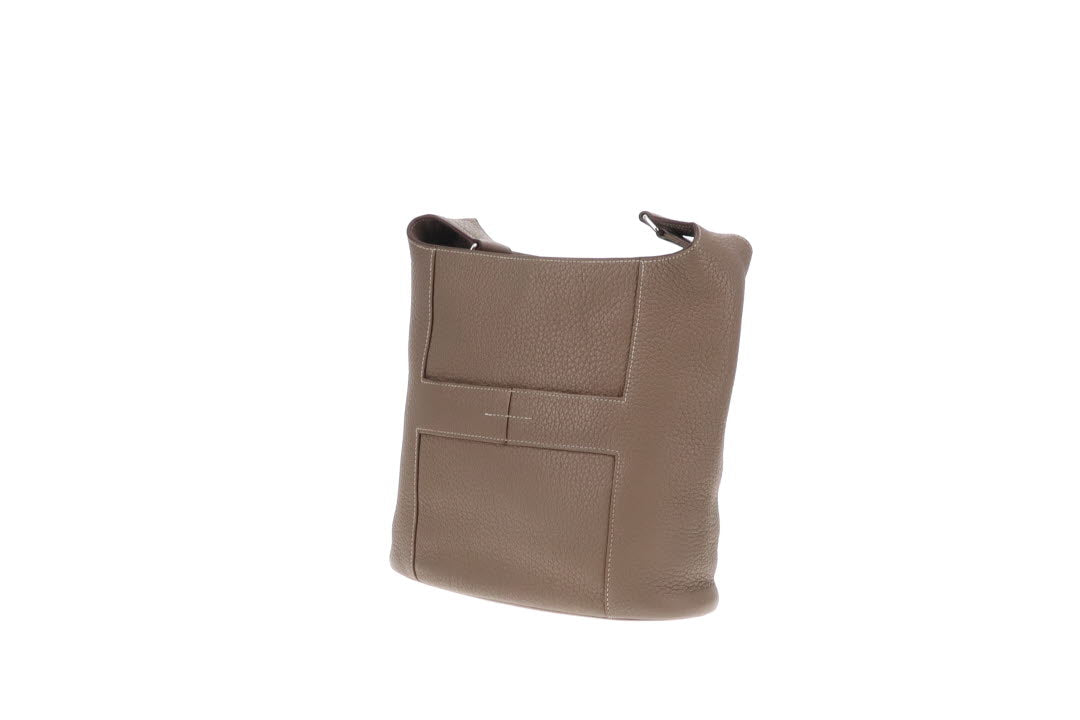 Hermes Good News PM Etoupe Clemence Crossbody Bag 2008