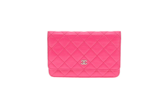 Chanel Wallet on Chain Hot Pink Caviar SHW 2015/16
