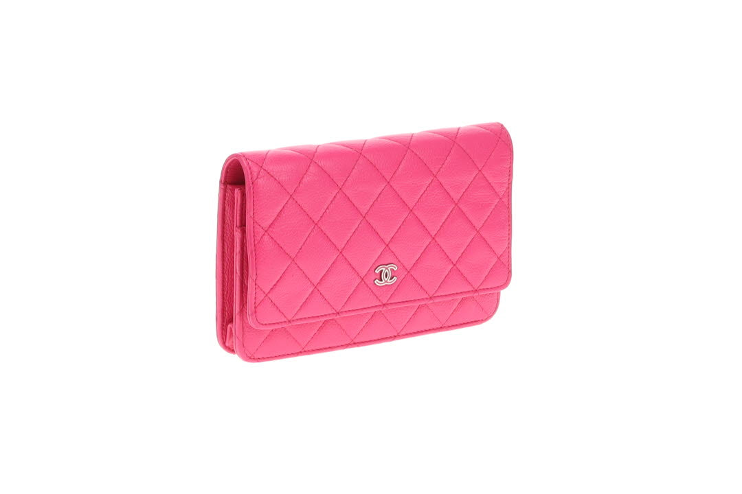 Chanel Wallet on Chain Hot Pink Caviar SHW 2015/16