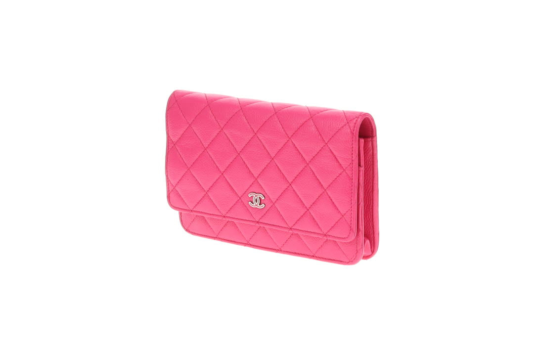 Chanel Wallet on Chain Hot Pink Caviar SHW 2015/16