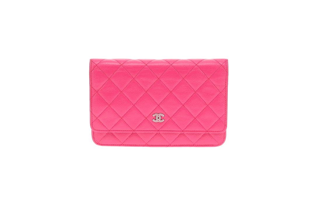 Chanel Wallet on Chain Hot Pink Caviar SHW 2015/16