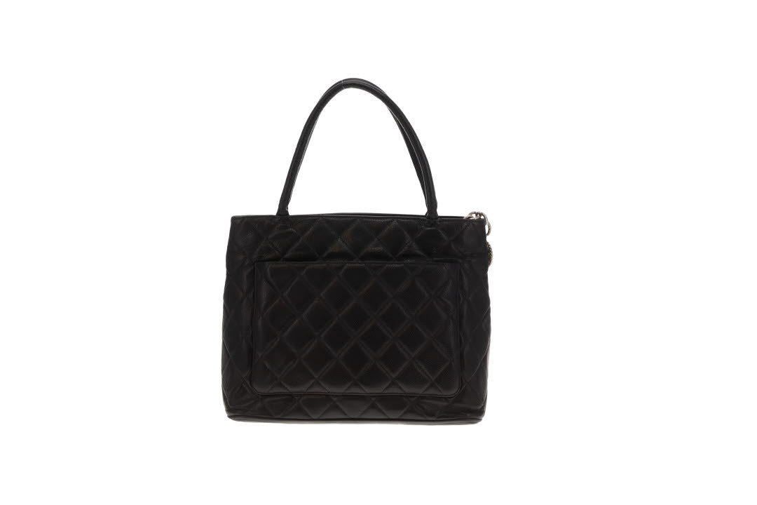 Chanel Medallion Tote Black Caviar SHW 2003/04