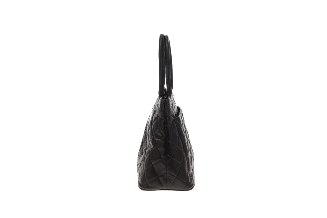 Chanel Medallion Tote Black Caviar SHW 2003/04