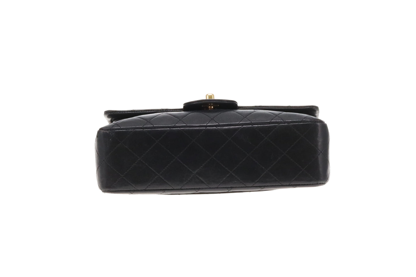 Chanel Vintage Black Lambskin Classic Flap 1989/91