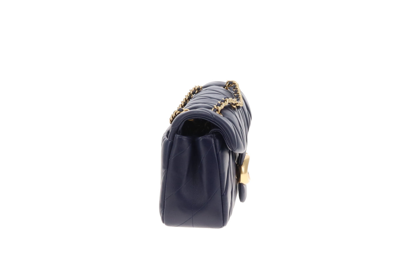 Coach Tabby Quilted 26 Navy Nappa Leather GHW
