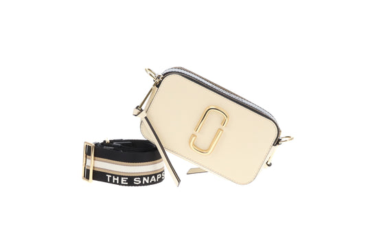Marc Jacobs The Snapshot Black & Cream Crossbody