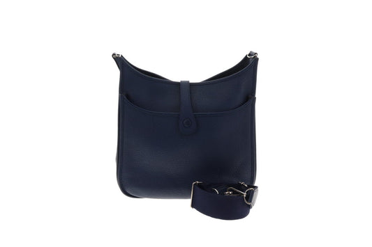 Hermes Eveleyne Clemence leather III PM Bleu Iris