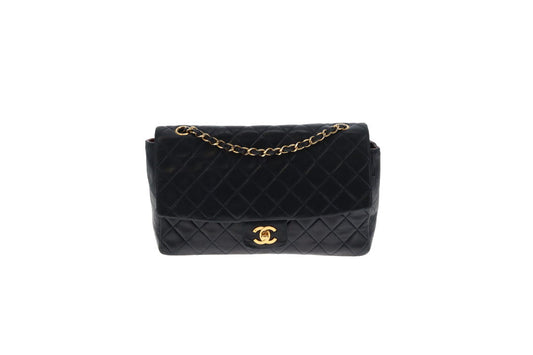 Chanel Classic Flap Vintage Navy With Removable Purse 1989/91