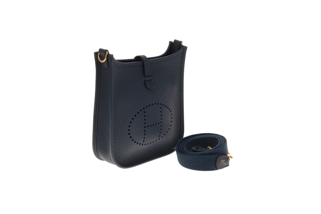 Hermes Evelyne TPM Bleu De Prusse Clemence GHW 2023