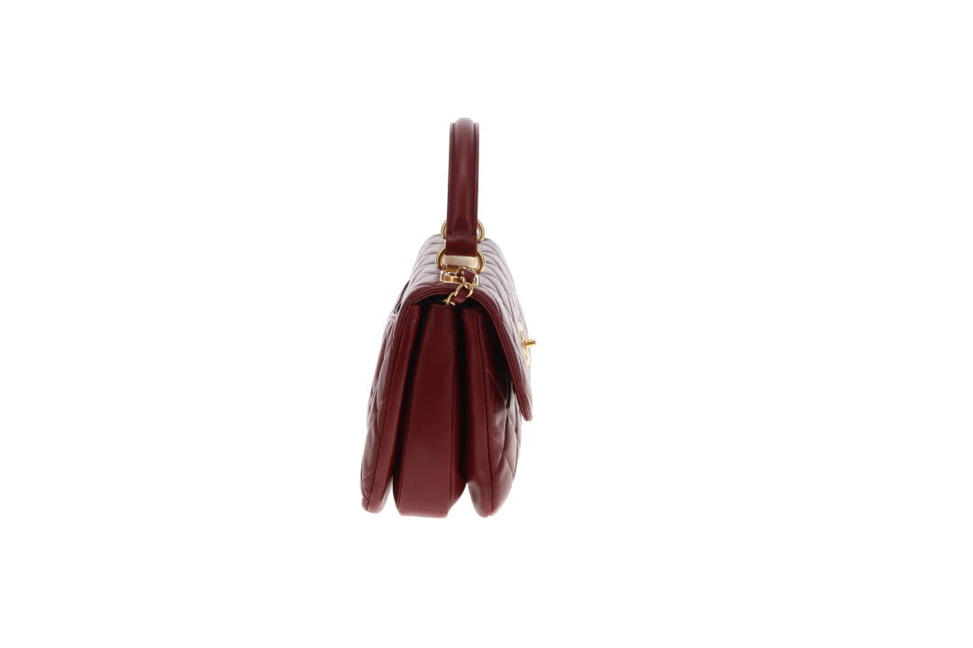 Chanel Trendy Small Burgundy Lambskin GHW 2015/16