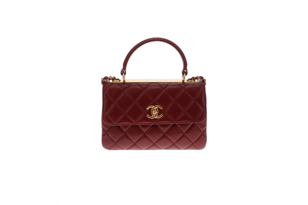 Chanel Trendy Small Burgundy Lambskin GHW 2015/16