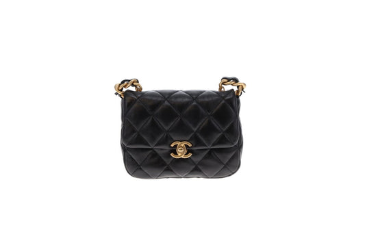 Chanel Mini Candy Chain Flap Bag Black (NFID)