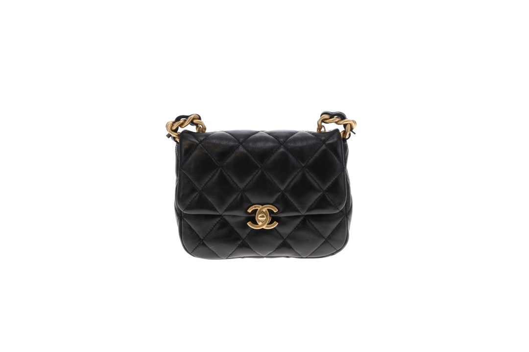 Chanel Mini Candy Chain Flap Bag Black (NFID)