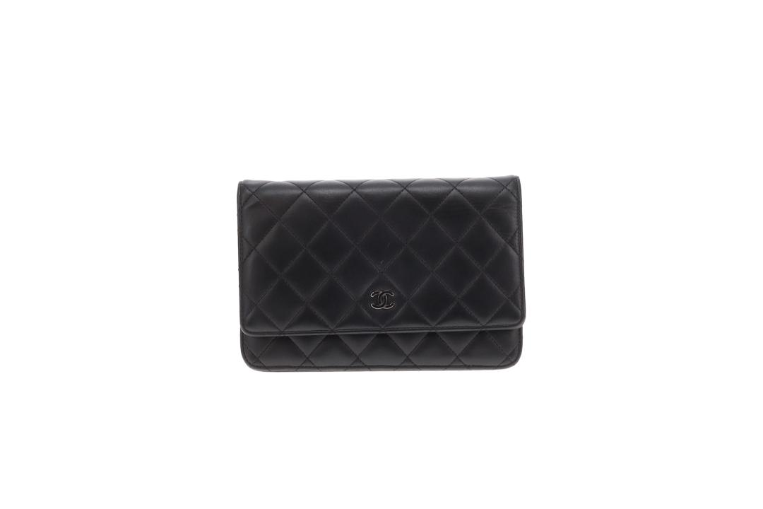 Chanel Wallet On Chain Timeless Classic Black Lambskin 2016/17