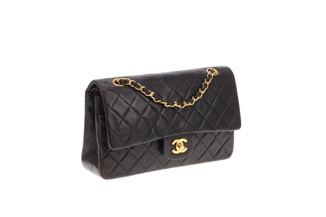 Chanel Classic Double Flap Black Lambskin 1996/97
