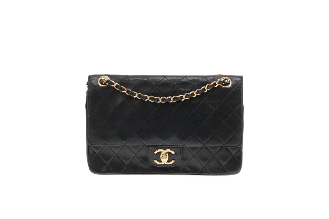 Chanel Classic Double Flap Vintage Black Lambskin GHW