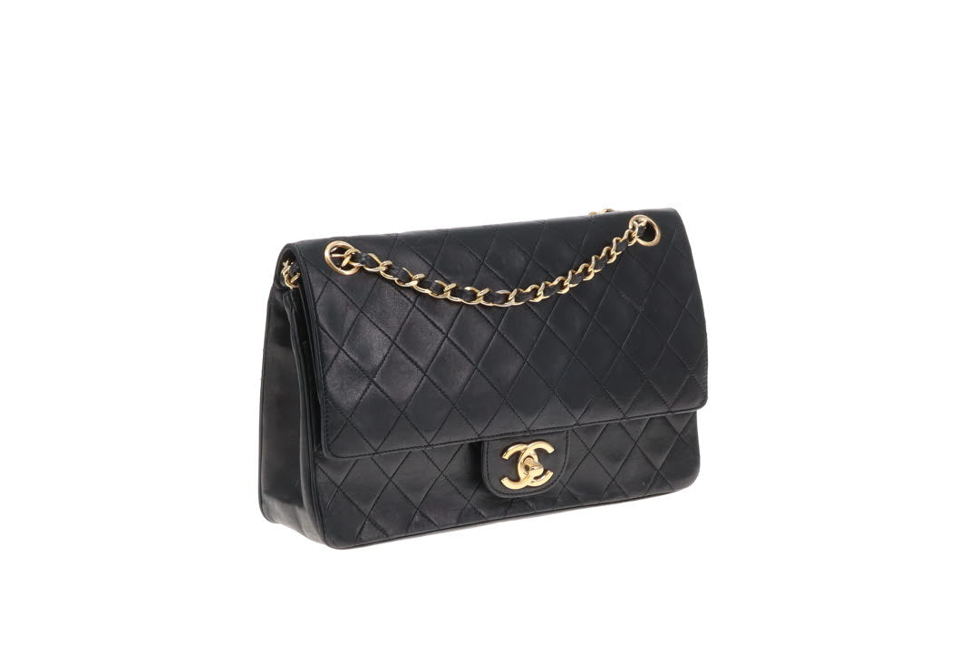 Chanel Classic Double Flap Vintage Black Lambskin GHW