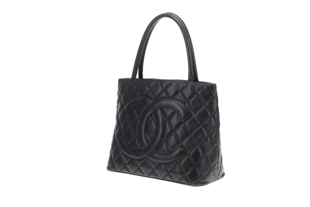 Chanel Medallion Tote Black Caviar 2005/06