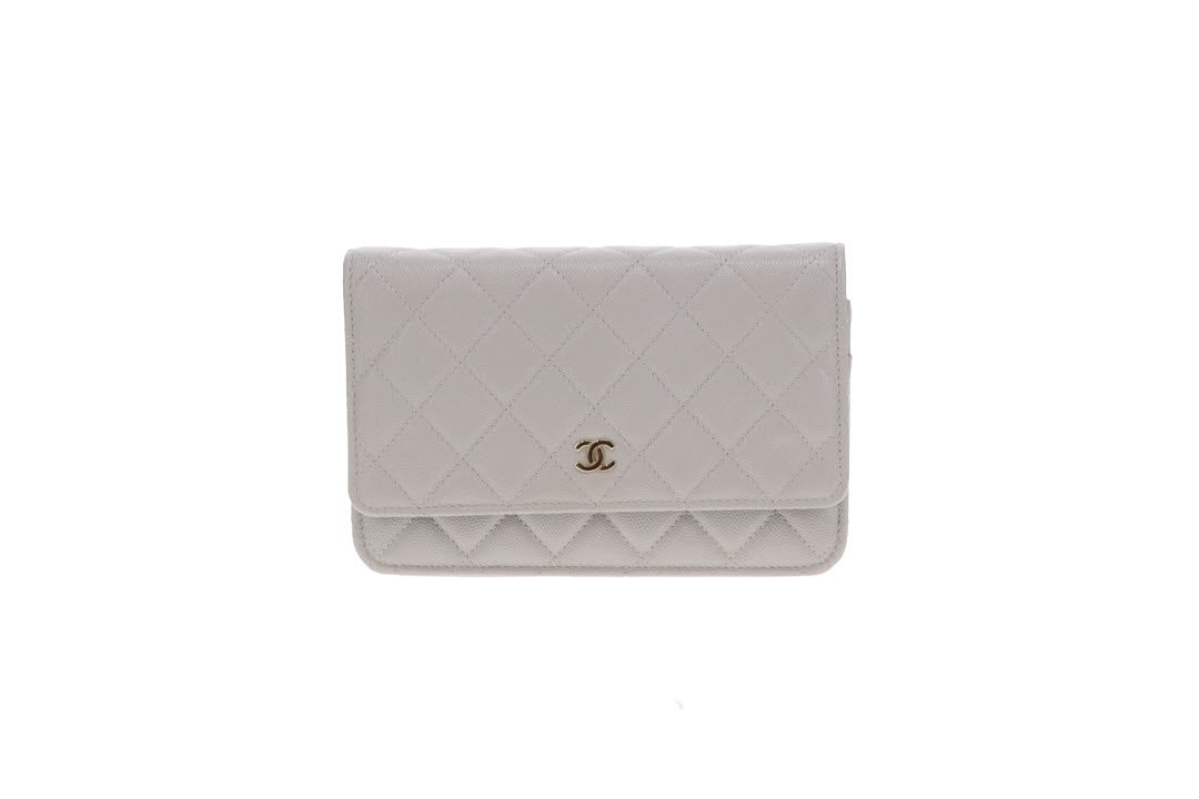 Chanel Wallet On Chain Grey Caviar 2022