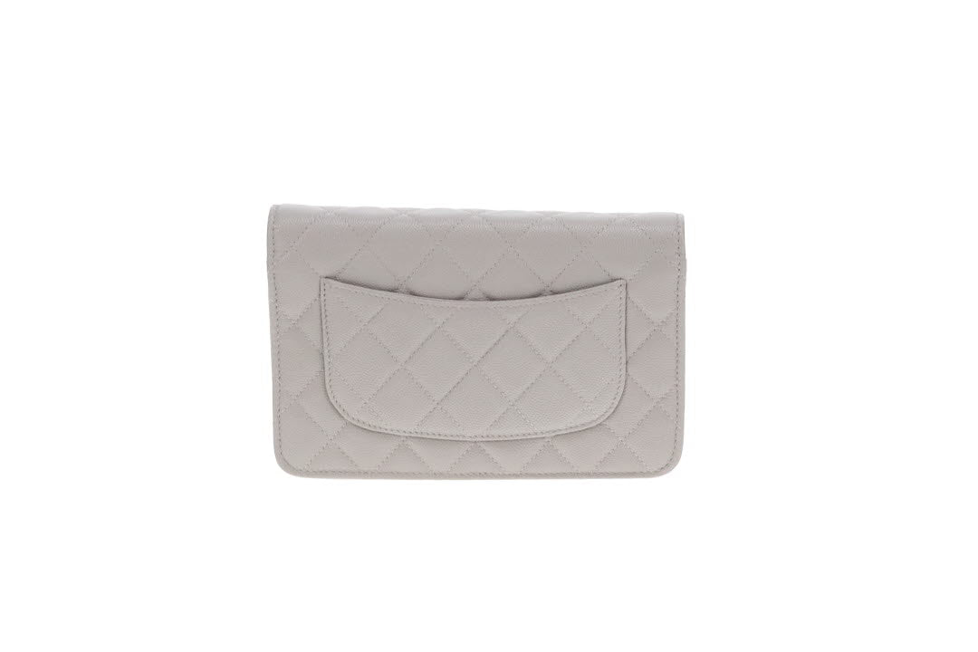 Chanel Wallet On Chain Grey Caviar 2022