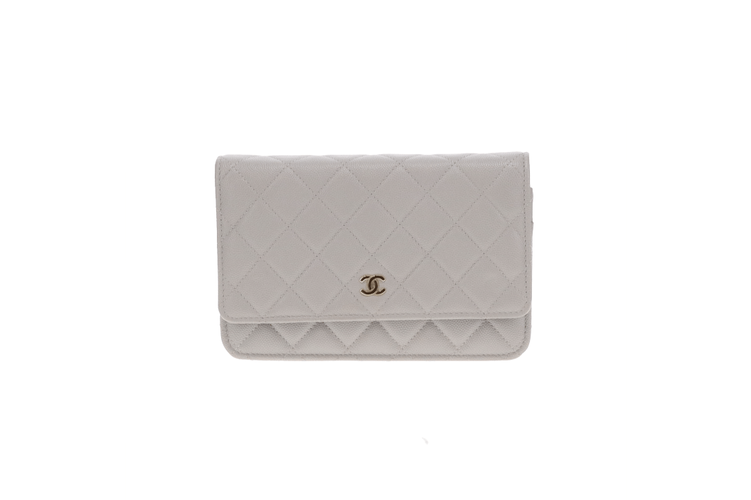 Chanel Wallet On Chain Grey Caviar 2022
