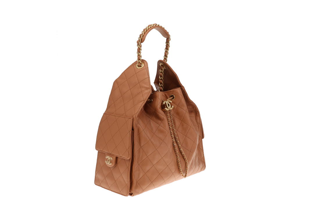 Chanel 25 Caramel Caviar GHW