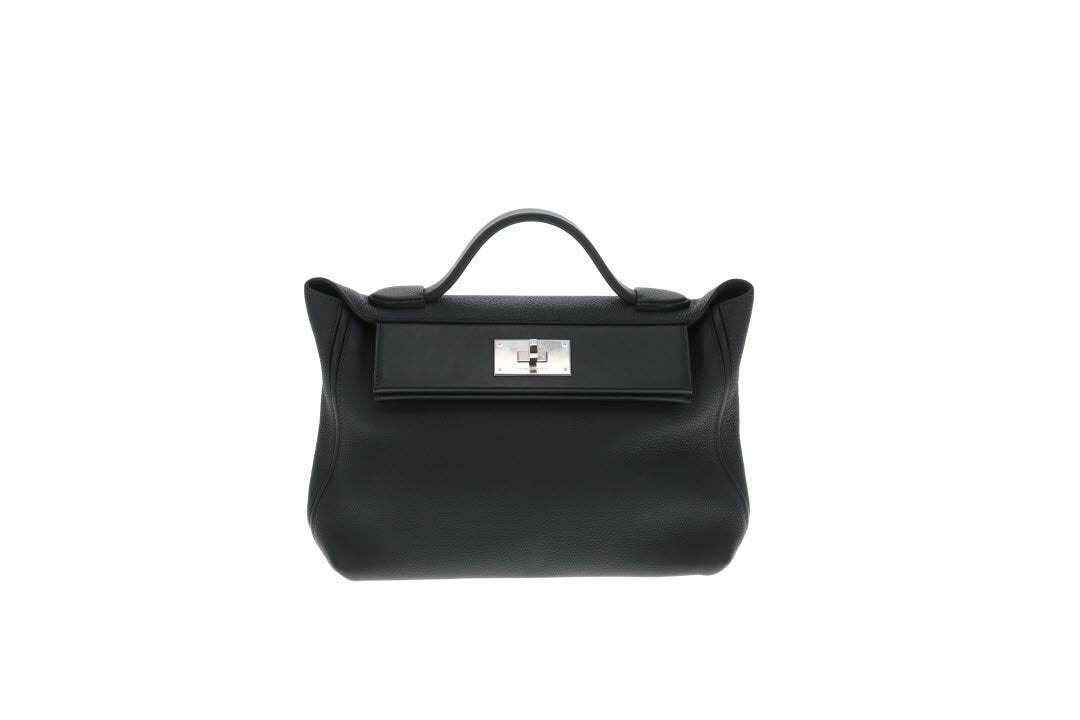 Hermes 24/24 Vert Cypress In Togo & Swift Leather Size 29