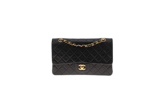 Chanel Classic Double Flap Medium Vintage Black GHW 1986/88