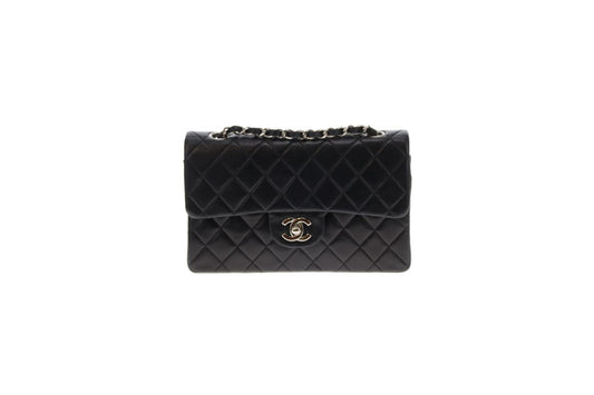Chanel Classic Double Flap Small Black Lambskin SHW 2000/02